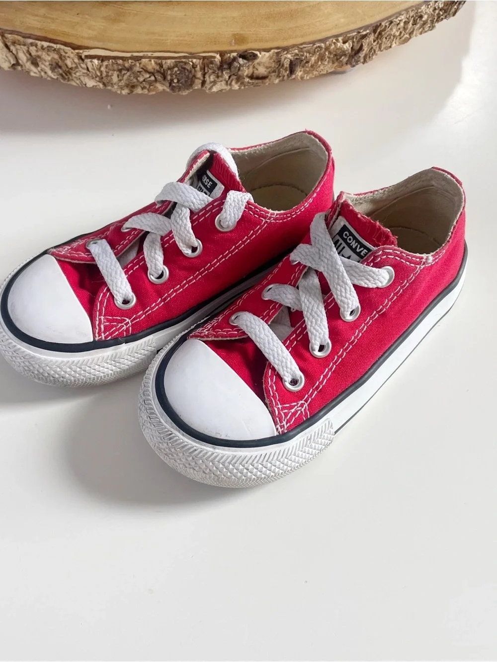 Converse Red Low Top Sneakers | Toddler Size 7
